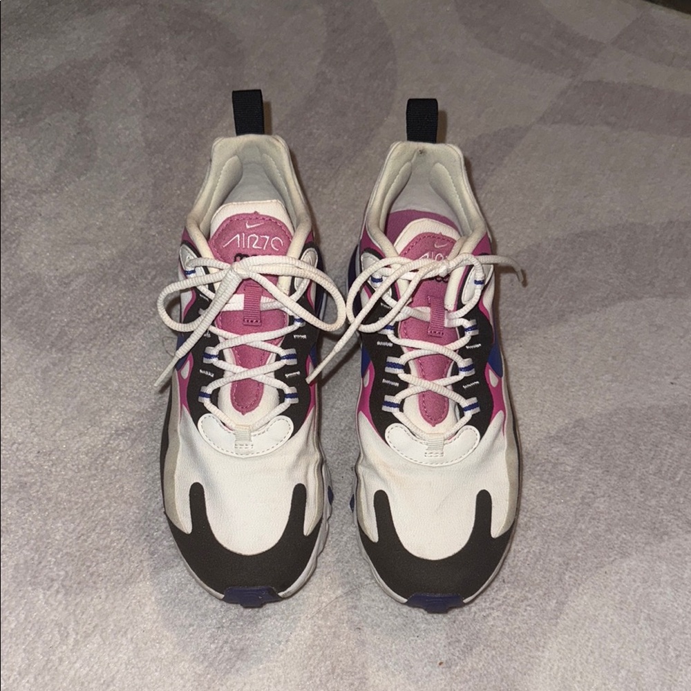 Nike Pink and White Chunky Sneakers